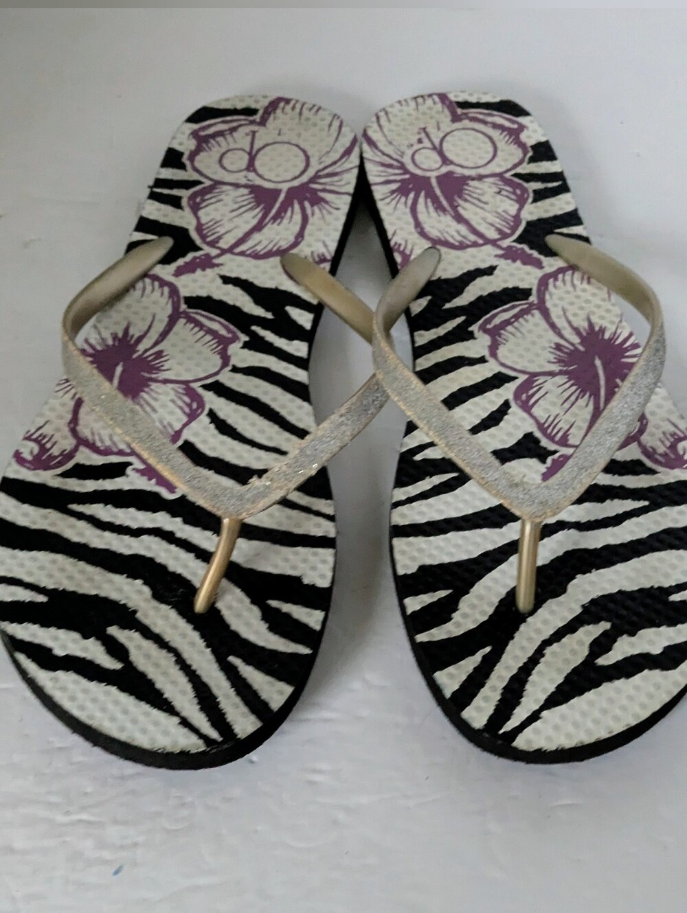 Ocean Pacific Woman's Flip Flops Thongs Beach Sandals Size 11/12